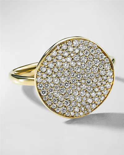 Ippolita Medium Flower Ring In 18k Gold With Diamonds
