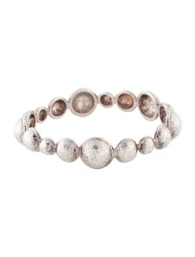 Pre-owned Ippolita Mini Lollipop Hammered Bangle, 7.75" In Multi