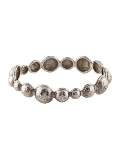 Pre-owned Ippolita Mini Lollipop Hammered Bangle, 7.75" In Multicolor