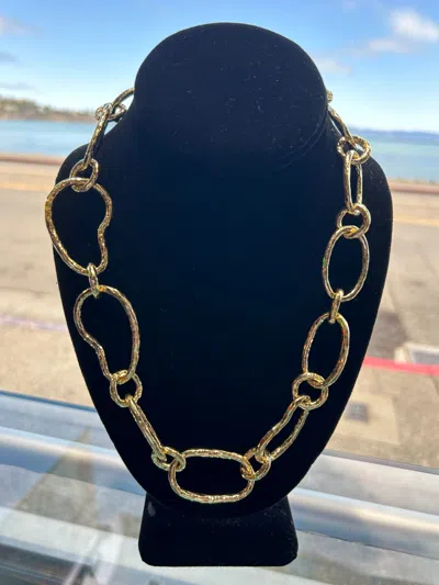 Pre-owned Ippolita Mix-shape Hammered Necklace In Multi