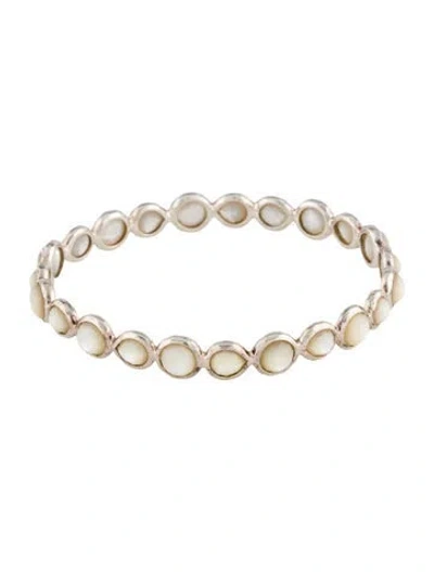 Pre-owned Ippolita Mother Of Pearl All-over Bangle, 7.75" In Multi