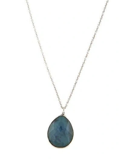 Pre-owned Ippolita Mother Of Pearl & Quartz Doublet Rock Candy Pendant Necklace, 19.25" In Multi