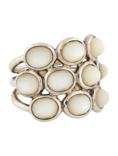 Pre-owned Ippolita Mother Of Pearl Polished Rock Candy Ring In Multi