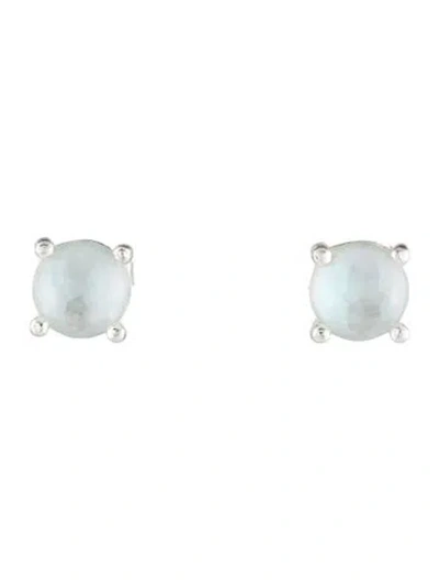 Pre-owned Ippolita Mother Of Pearl Quartz Doublet Stud Earrings In Multi