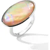 Ippolita Sterling Silver 925 Polished Rock Candy Stone Cabochon Ring In Silver Multi
