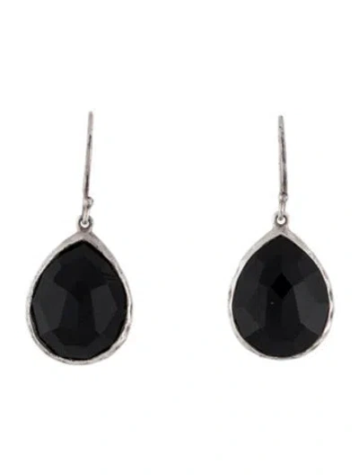 Pre-owned Ippolita Onyx Drop Earrings In Multi