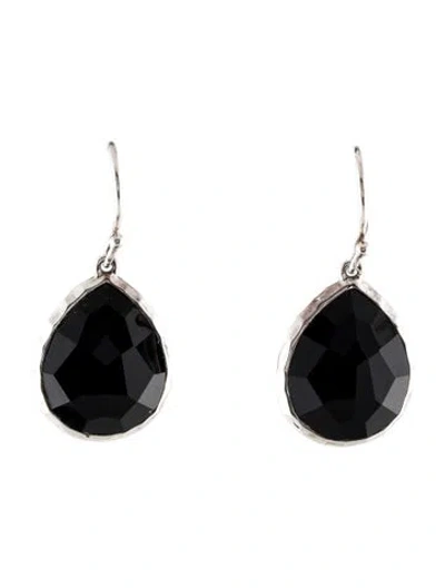 Pre-owned Ippolita Onyx Rock Candy Drop Earrings In Multi