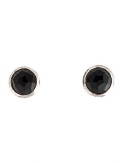 Pre-owned Ippolita Onyx Stud Earrings In Multicolor