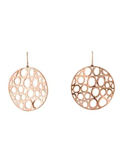 Pre-owned Ippolita Open Oval Cascade Disc Drop Earrings In Multi