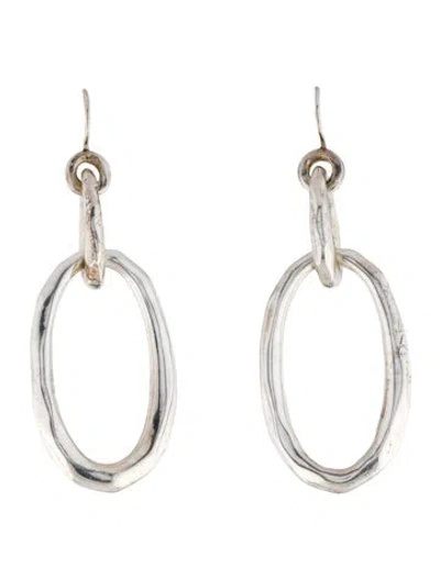 Pre-owned Ippolita Oval Link Drop Earrings In Multicolor