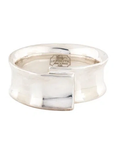 Pre-owned Ippolita Overlap Bangle Bracelet, 7.5" In Multicolor