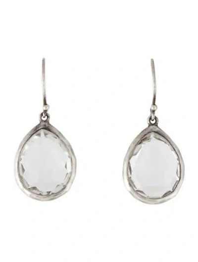 Pre-owned Ippolita Quartz Drop Earrings In Multi