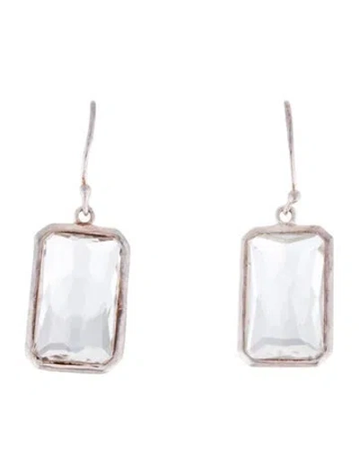 Pre-owned Ippolita Quartz Drop Earrings In Multicolor