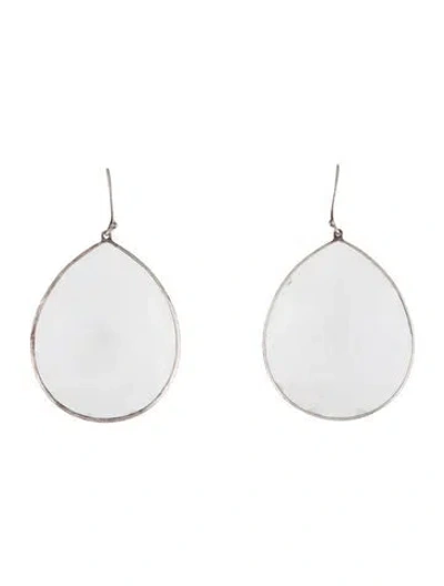 Pre-owned Ippolita Quartz Extra Large Teardrop Earrings In Multi