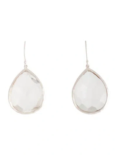 Pre-owned Ippolita Quartz Large Teardrop Earrings In Multicolor