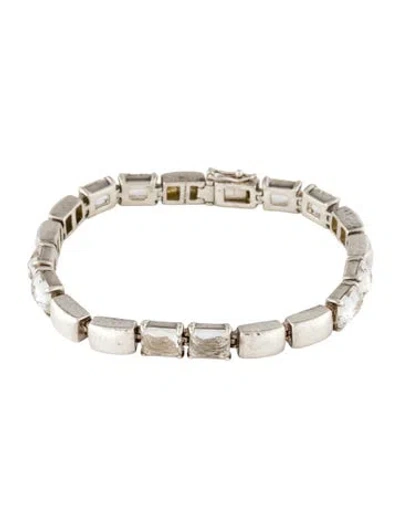 Pre-owned Ippolita Quartz Link Bracelet, 7.5" In Multi