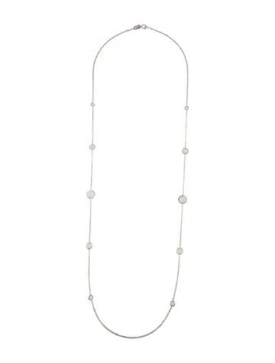 Pre-owned Ippolita Quartz Rock Candy Station Necklace, 36.75" In Multi