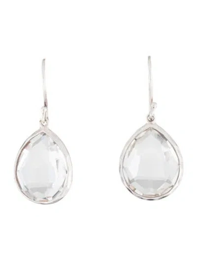 Pre-owned Ippolita Quartz Rock Candy® Teeny Teardrop Earrings In Multicolor