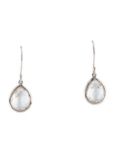 Pre-owned Ippolita Quartz Small Teardrop Earrings In Multi