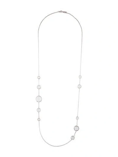 Pre-owned Ippolita Quartz Station Necklace, 36.5" In Multi