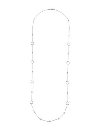 Pre-owned Ippolita Quartz Station Necklace, 37" In Multi