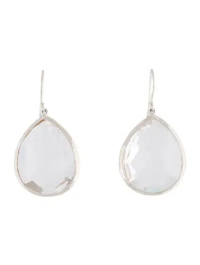 Pre-owned Ippolita Quartz Tear Drop Earrings In Multi