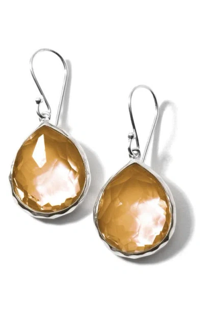 Ippolita Rock Candy Citrine Drop Earrings In Cognac Citrine