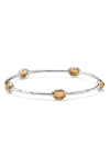 Ippolita Rock Candy Citrine Station Bangle In Cognac Citrine