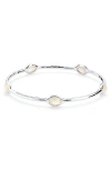 Ippolita Rock Candy Citrine Station Bangle In Mother Of Pearl