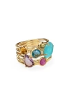 Ippolita 18k Rock Candy Gelato 6-stone Cluster Ring In Gold