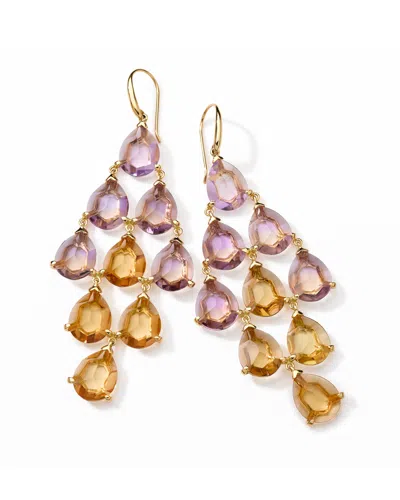 Ippolita Rock Candy Gemma 18k 34.00 Ct. Tw. Gemstone Drop Earrings In Gold