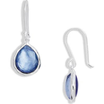 Ippolita Rock Candy Mini Teardrop Earrings In Silver