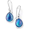 Ippolita Sterling Silver Teeny Crystal Teardrop Earrings In Silver/blue Pearl