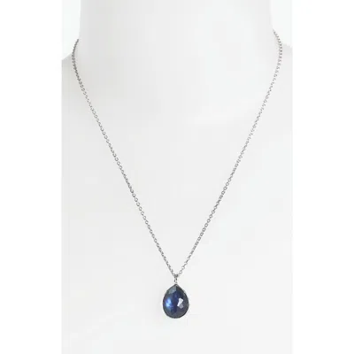 Ippolita Rock Candy® Mini Teardrop Pendant Necklace In Blue