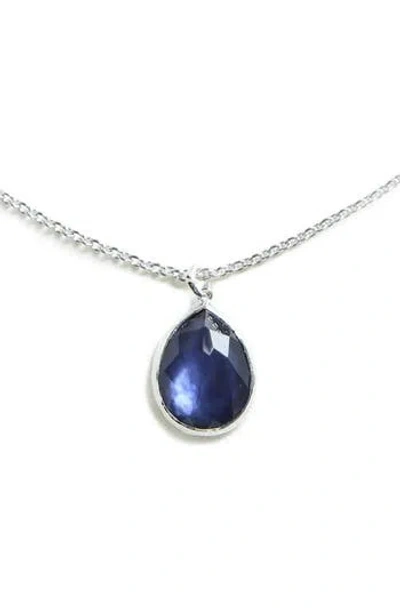 Ippolita Rock Candy® Mini Teardrop Pendant Necklace In Gray