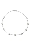 Ippolita 925 Polished Rock Candy&reg; Short Confetti Necklace In Mother-of-pearl, 18"l In Silver