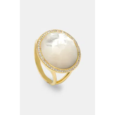 Ippolita Rock Candy In Yellow Gold/mother Of Pearl