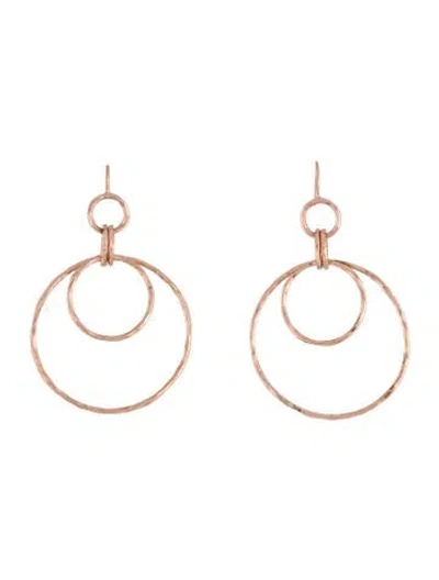Pre-owned Ippolita Rosé Circle Link Earrings In Multi