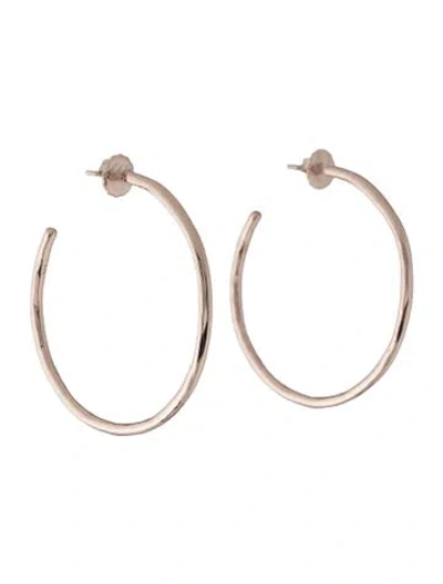 Pre-owned Ippolita Rosé Glamazon Hoop Earrings In Multicolor