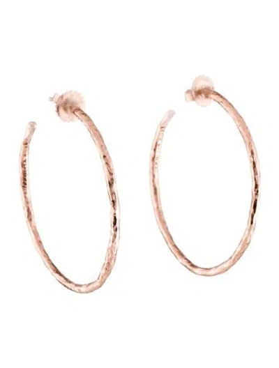 Pre-owned Ippolita Rosé Hoop Earrings In Multi