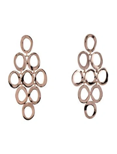 Pre-owned Ippolita Rosé Open Cascade Chandelier Earrings In Multicolor
