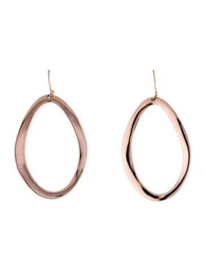 Pre-owned Ippolita Rose Wavy Oval Drop Earrings In Multi
