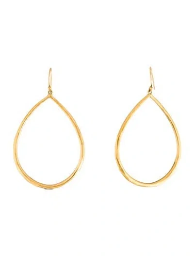 Pre-owned Ippolita Sculpted Open Teardrop Earrings In Multi