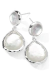 Ippolita Semiprecious Teardrop Earrings In Silver/mother Of Pearl