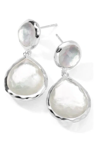 Ippolita Semiprecious Teardrop Earrings In Silver/mother Of Pearl