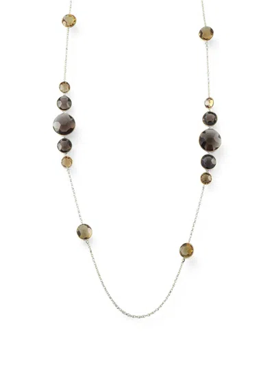 Pre-owned Ippolita Smoky Quartz Necklace In Gold