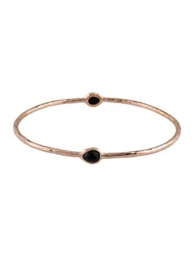 Pre-owned Ippolita Spinel Rosé Bangle, 7.75" In Multi
