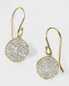 Ippolita 18kt Yellow Gold Stardust Small Flower Disc Diamond Earrings In Diamond