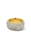 Ippolita Stardust Dune Diamond Band Ring In Yellow Gold