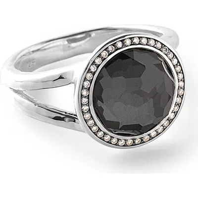 Ippolita Stella In Silver/hematite/diamond